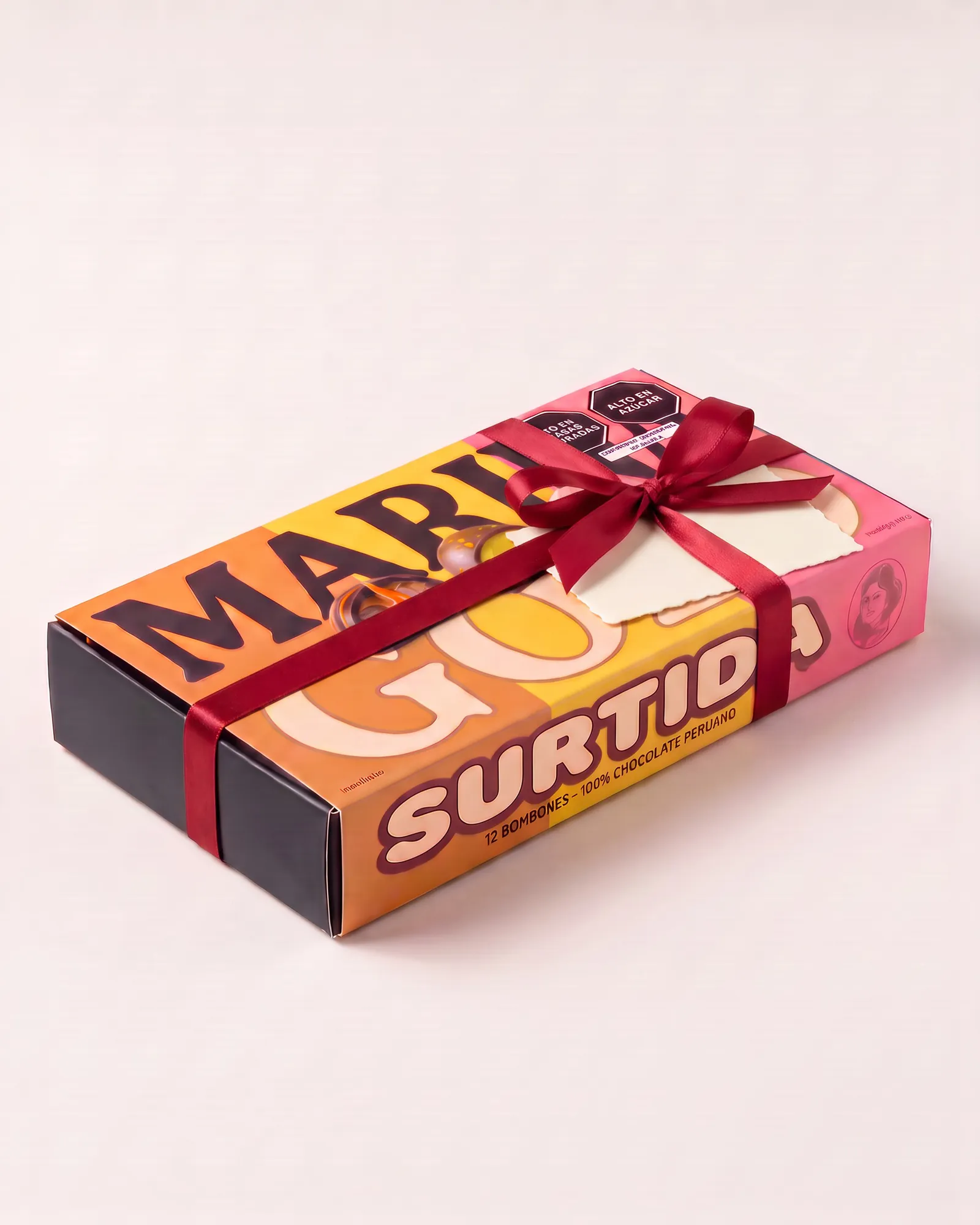 Caja Surtida lista para regalo, con cinta roja